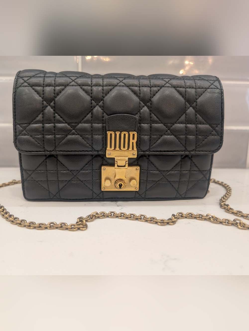 Christian Dior - Dior Addict Quilted Cannage Lambskin Leather Crossbody WOC